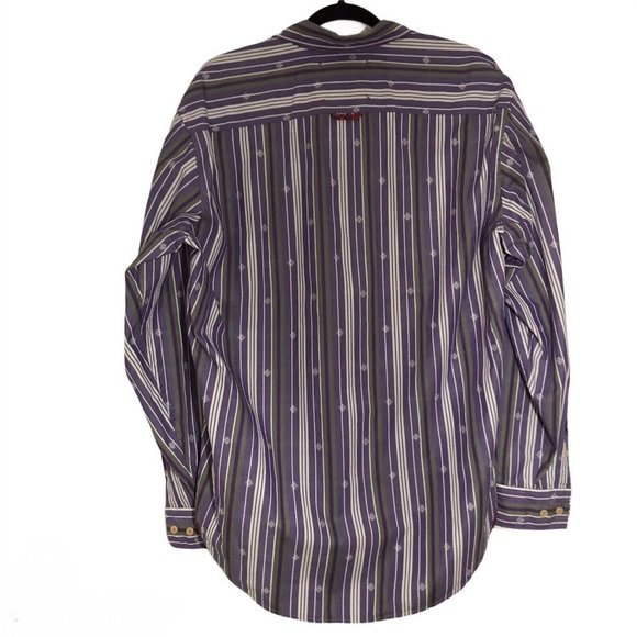 Robert Graham Button Up- Large- Striped/Plaid - Picture 8 of 9